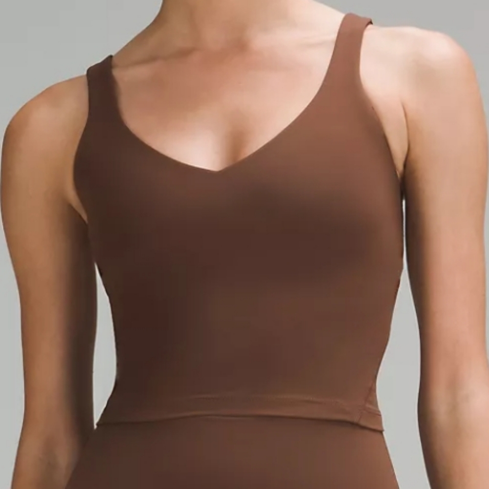 NWT lululemon Align™ Tank TopLight Support, A/B Cup, Size 6 In Java